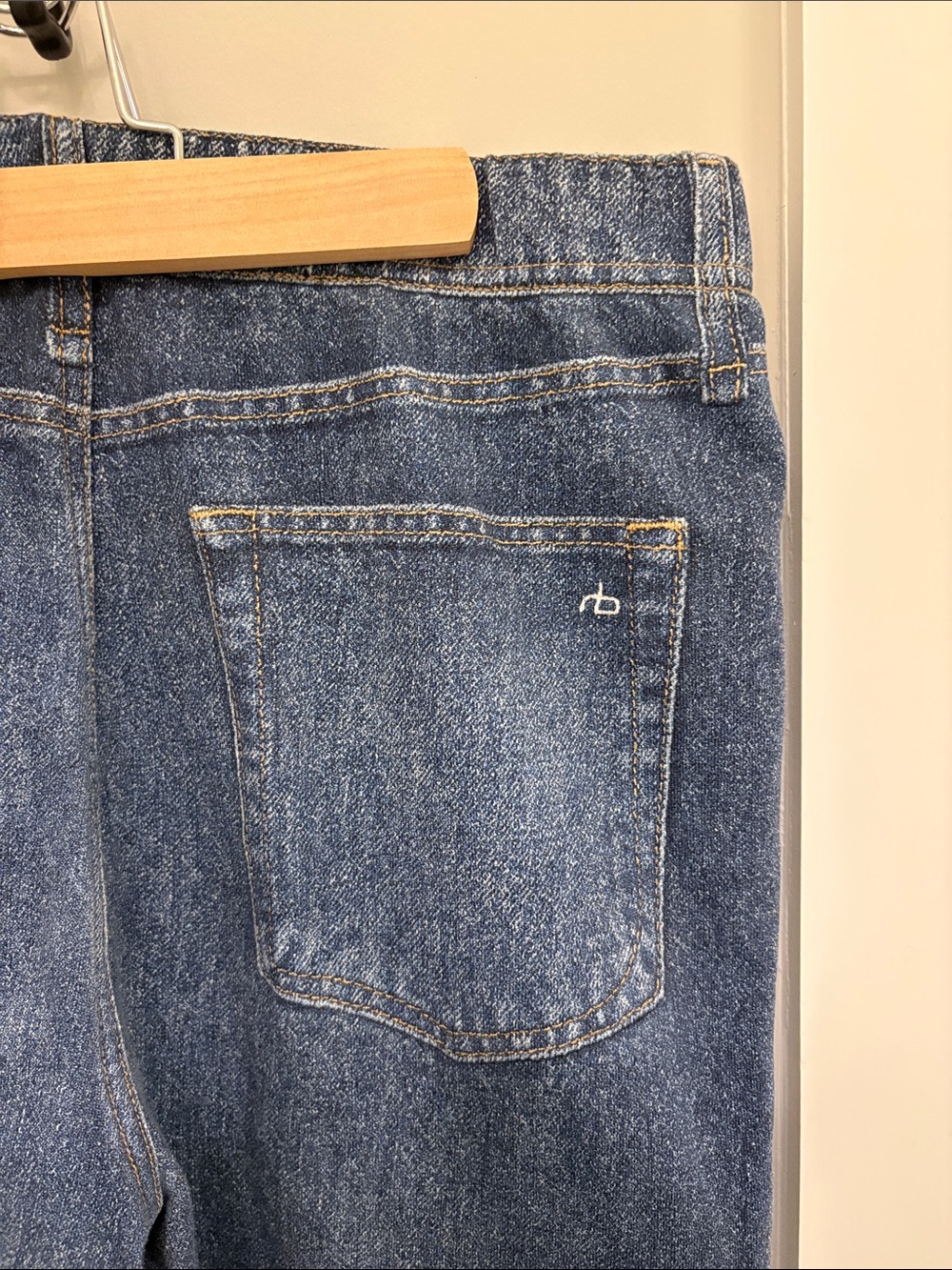 rag & bone Miramar Wide-Leg Jeans in Petra - Picture 5 of 5